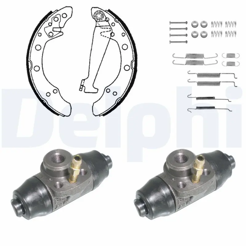 DELPHI KP850 Комлект тормозных накладок