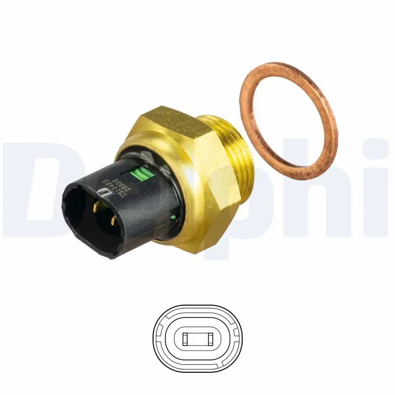 DELPHI TS10483 Датчик, температура