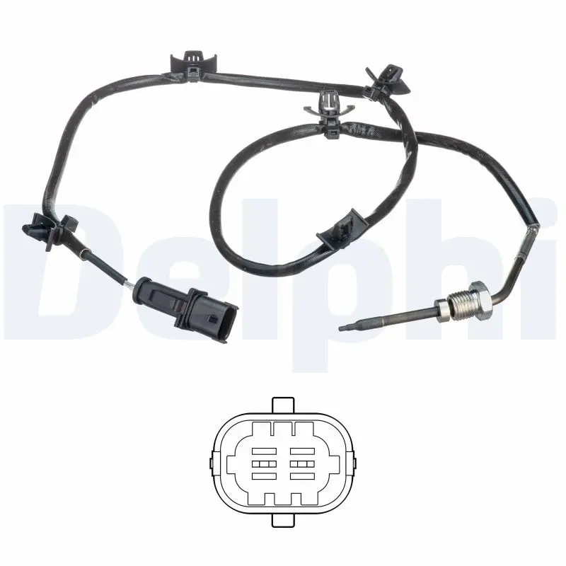 DELPHI TS30216 Датчик, температура выхлопных