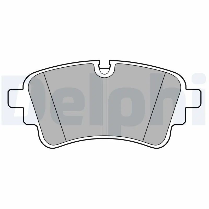 Delphi LP3670 Колодки тормозные LP3670