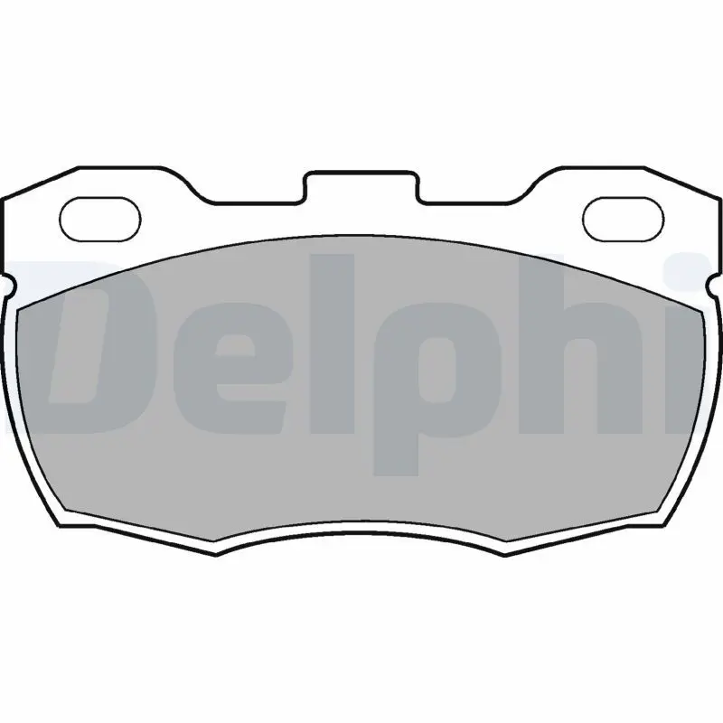 Delphi LP506 Колодки торм.пер.