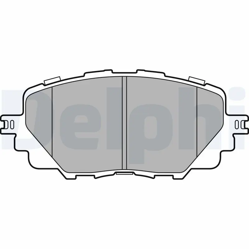 Delphi LP3284 Комплект тормозных колодок,