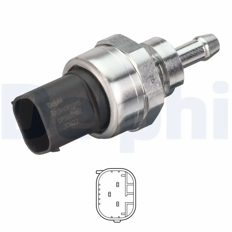 DELPHI DPS0003012B1 Датчик, давление выхлопных