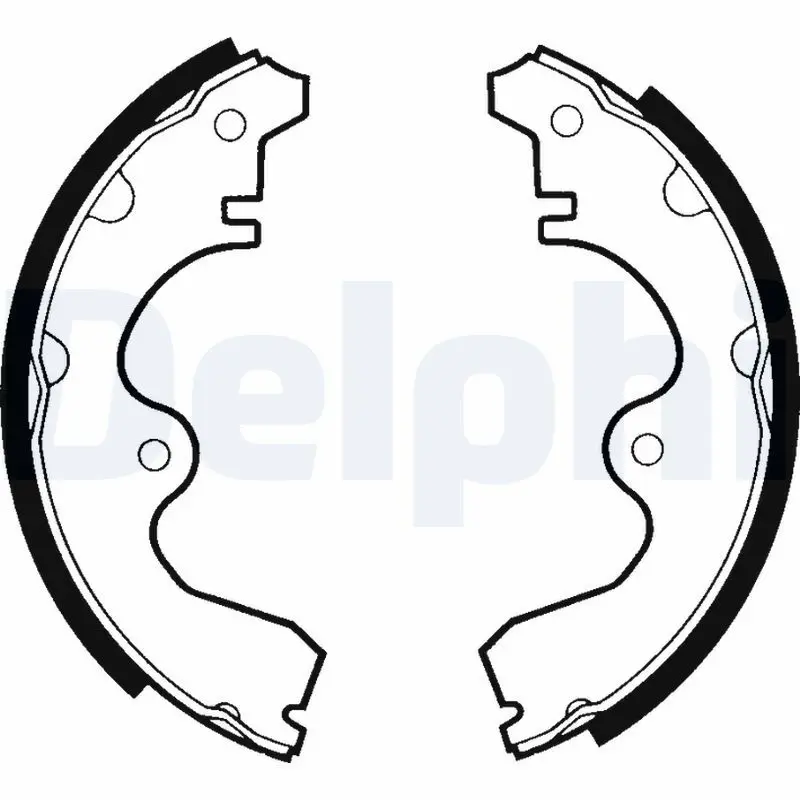DELPHI LS1333 Комлект тормозных накладок