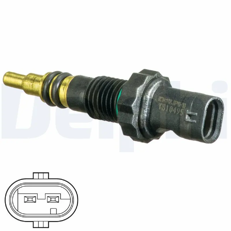 DELPHI TS10495 Датчик, температура