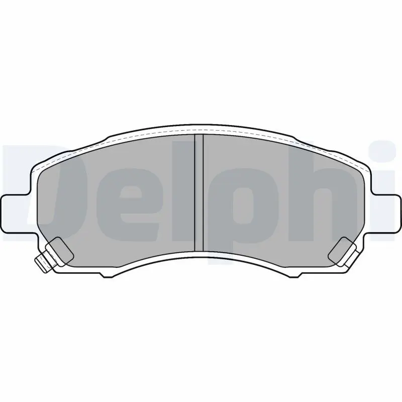 DELPHI LP1545 Комплект тормозных колодок