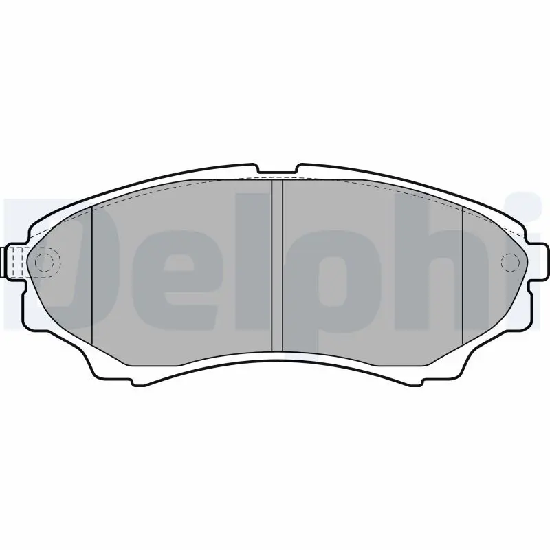 Delphi LP2036 Колодки тормозные дисковые,
