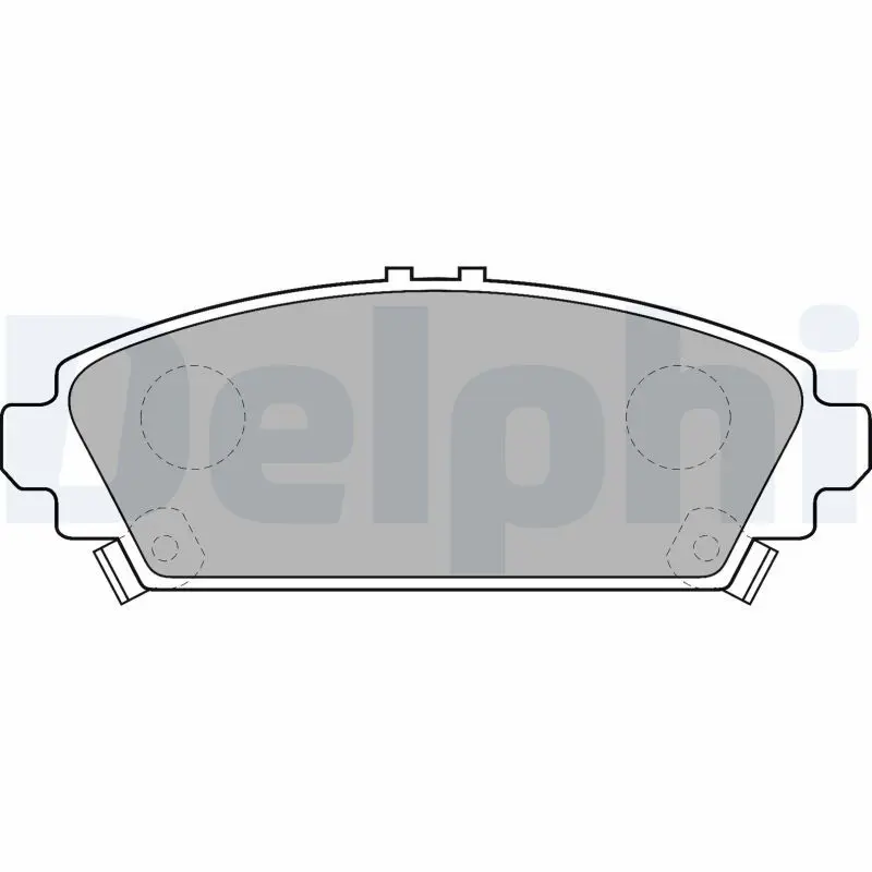 DELPHI LP1526 Комплект тормозных колодок