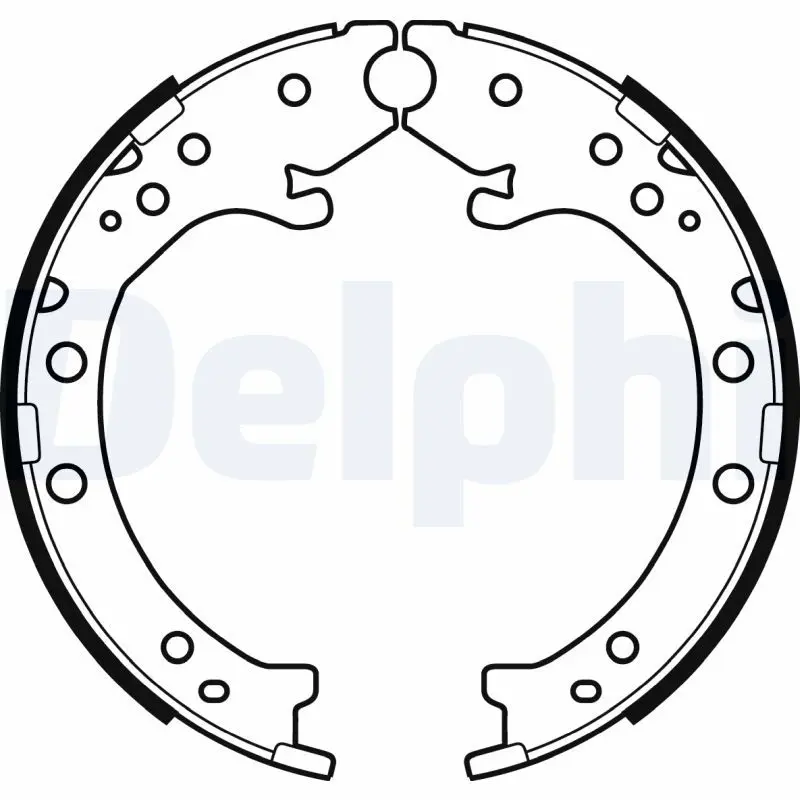 DELPHI LS2034 Комлект тормозных накладок
