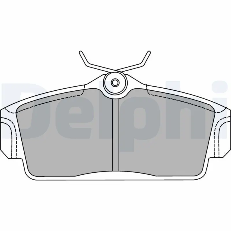 Delphi LP1435 Колодки тормозные NISSAN