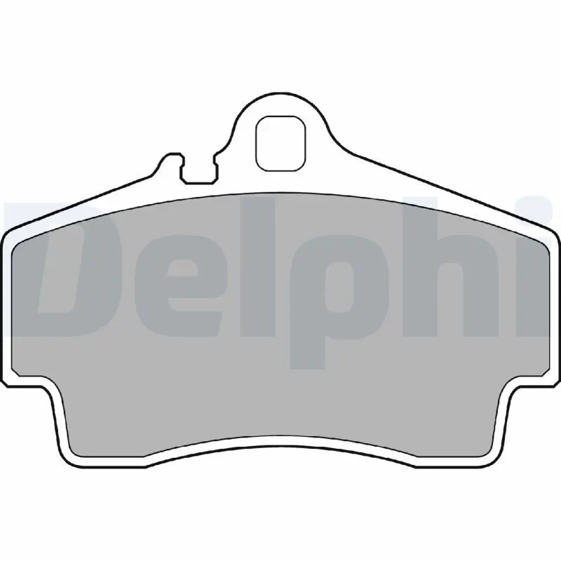 DELPHI LP1301 комплект тормозных колодок RE