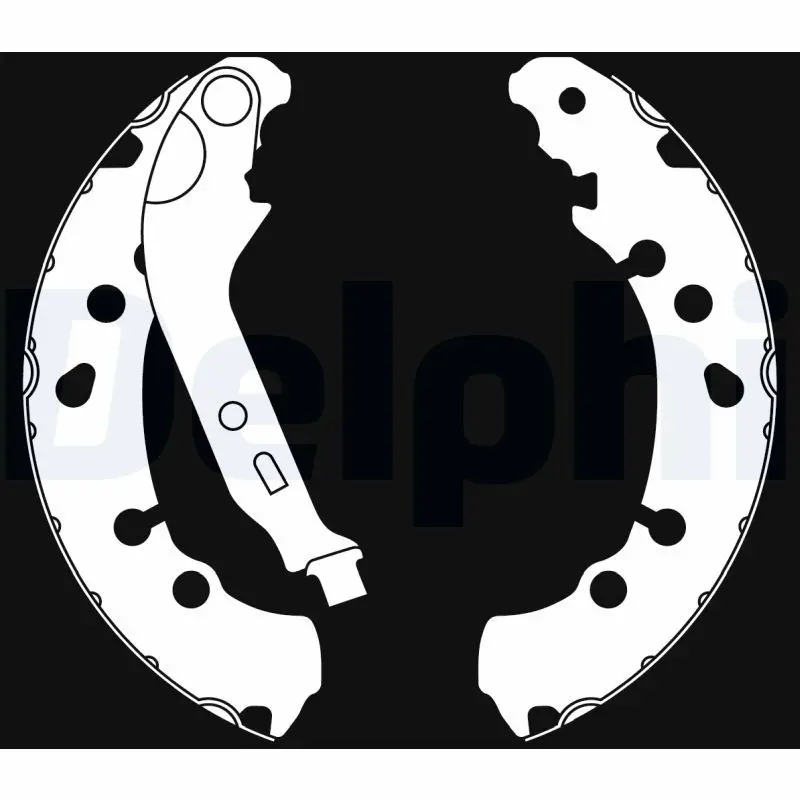 DELPHI LS2021 Колодки тормозные