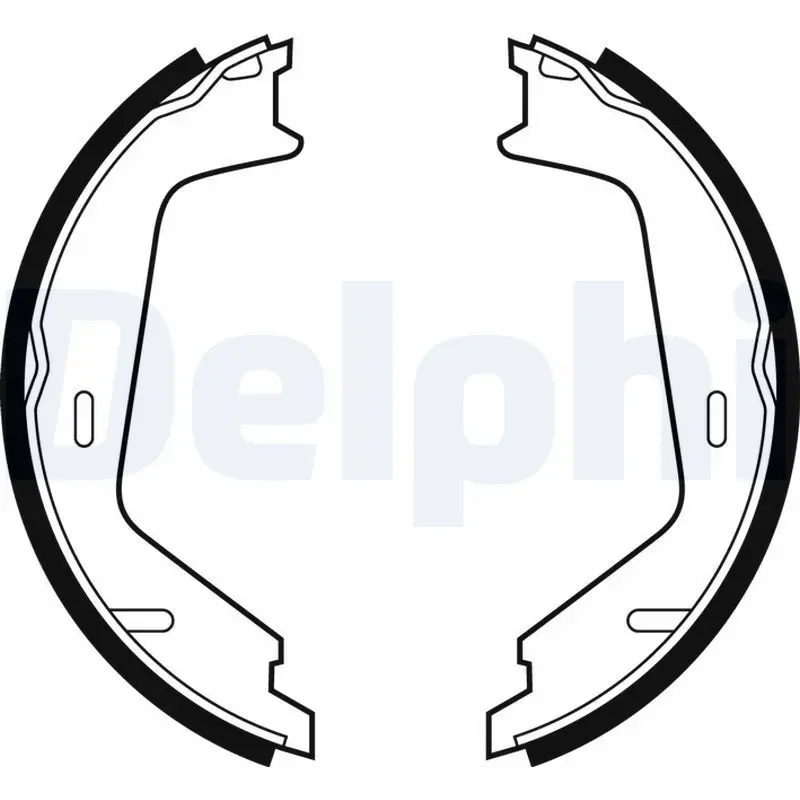 Delphi LS1884 Комлект тормозных накладок