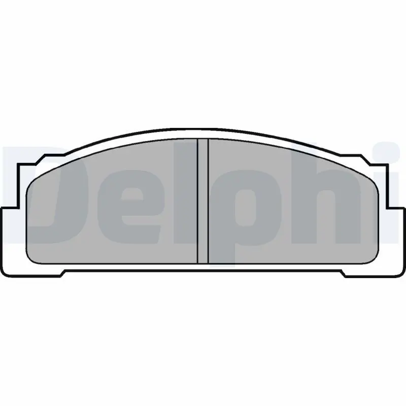 DELPHI LP30 Комплект тормозных колодок
