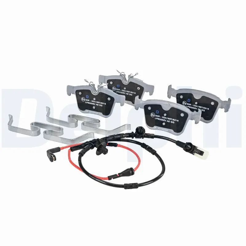 DELPHI LP5025EV Комплект тормозных колодок,