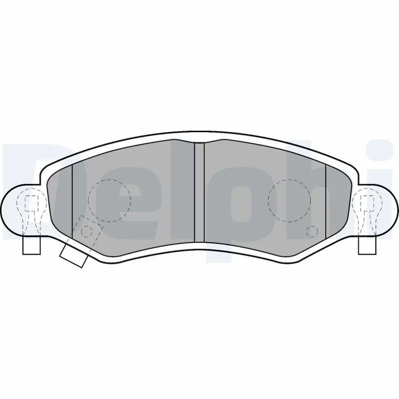 Delphi LP1500 Колодки SUZUKI/OPEL