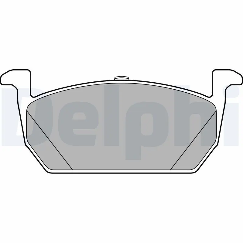 DELPHI LP3287 Комплект тормозных колодок,
