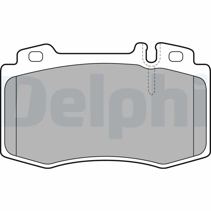 Delphi LP1828 Комплект тормозных колодок