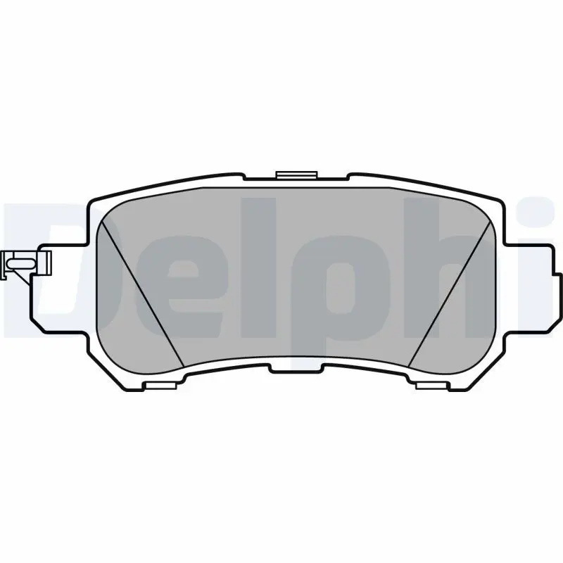 Delphi LP2482 Колодки торм.зад.