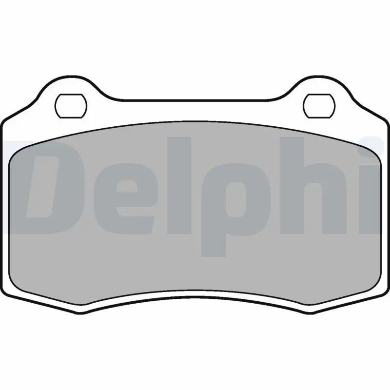 DELPHI LP1700 Комплект тормозных колодок