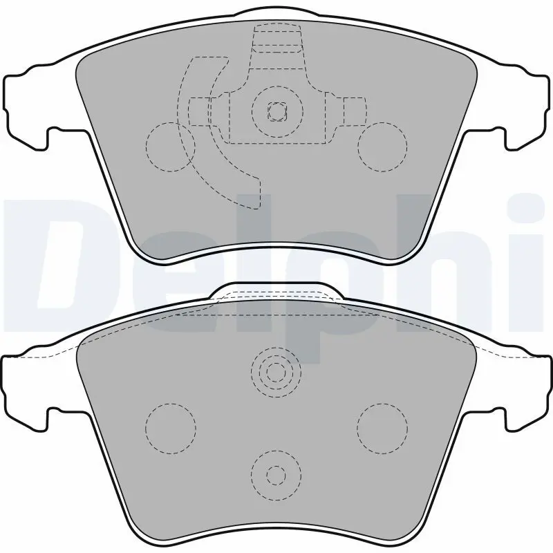 DELPHI LP2224 Колодки тормозные LP2224