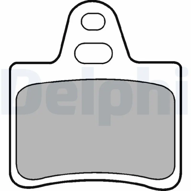 DELPHI LP655 20162/15.4mm/Торм.колодки