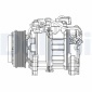 CS20501 Компрессор кондиционера (for