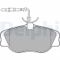 LP909 Комплект тормозных колодок