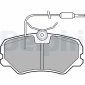 LP1606 Комплект тормозных колодок