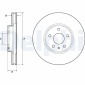 BG4702C DELPHI Тормозной диск