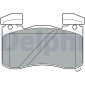 LP3396 DELPHI Комплект тормозных колодок,