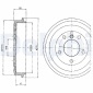 BF275 Тормозной барабан