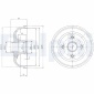 BF471 Тормозной барабан
