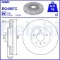 BG4967C DELPHI Тормозной диск