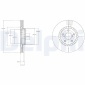 BG9074 DELPHI Тормозной диск