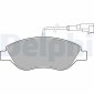 LP2299 Комплект тормозных колодок