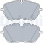 LP3518 Комплект тормозных колодок,