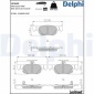 LP3633 Комплект тормозных колодок,