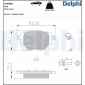 LP3646 Комплект тормозных колодок,