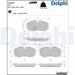 LP3879 Комплект тормозных колодок,