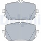 LP3539 Комплект тормозных колодок,