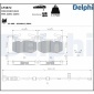 LP3872 Комплект тормозных колодок,