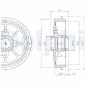 BF393 Тормозный барабан