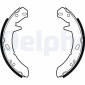 LS1867 DELPHI Комлект тормозных накладок