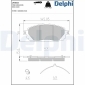 LP3815 Комплект тормозных колодок,
