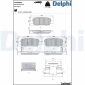 LP5000EV DELPHI Комплект тормозных колодок,