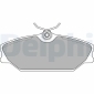 LP1744 Колодки тормозные RENAULT