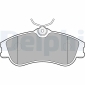 LP1624 Delphi Колодки тормозные дисковые,