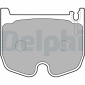 LP1841 DELPHI Комплект тормозных колодок