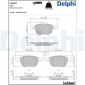 LP3827 DELPHI Комплект тормозных колодок,
